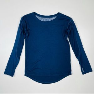 ZELLA Navy Blue Long Sleeve Tee Size 8-10